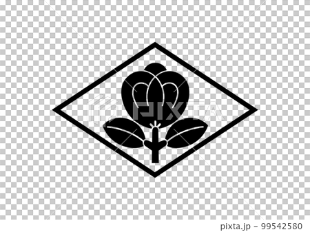 菱に一つ茶の実 99542580