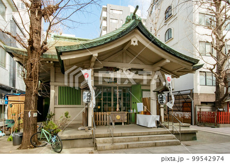 東京都台東区浅草橋の銀杏岡八幡神社 東京都台東区浅草橋の銀杏岡八幡神社 99542974