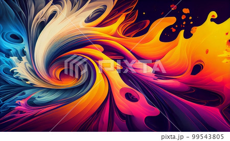 The Future is Now: An Abstract Design for Innovative Ideas, Abstract Innovations: A Background for Creative and Disruptive Ideas, Innovation in Color: Next-Level Ideas, Genetive AI 99543805
