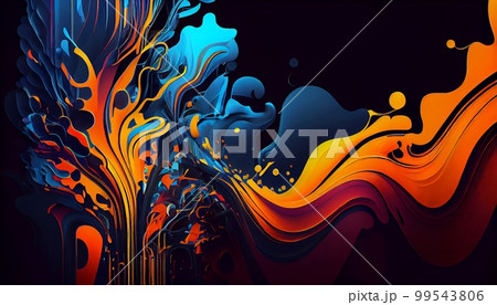 The Future is Now: An Abstract Design for Innovative Ideas, Abstract Innovations: A Background for Creative and Disruptive Ideas, Innovation in Color: Next-Level Ideas, Genetive AI 99543806