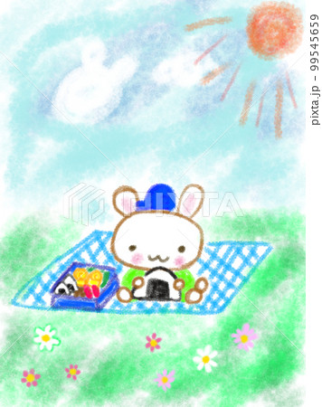 ウサギのピクニック ウサギのピクニック 99545659