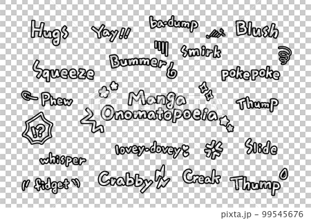 漫畫擬聲詞素材英語擬聲詞 99545676