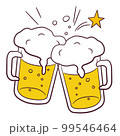ビールで乾杯　イラスト 99546464