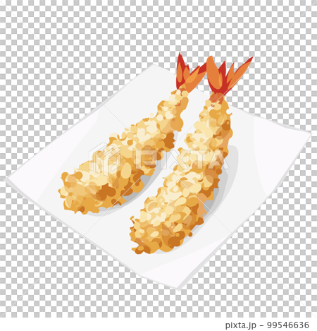 Shrimp tempura illustration 99546636