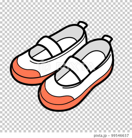 indoor shoes illustration 99546637