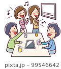 カラオケ　イラスト 99546642