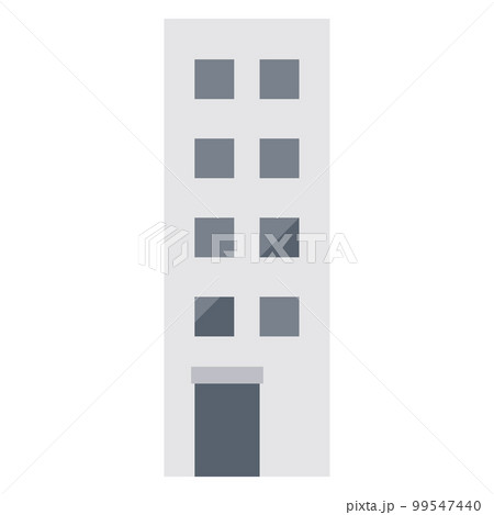 細長いビルのイラスト 99547440