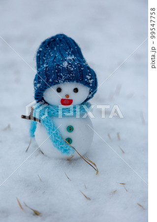 雪上の雪だるま 99547758