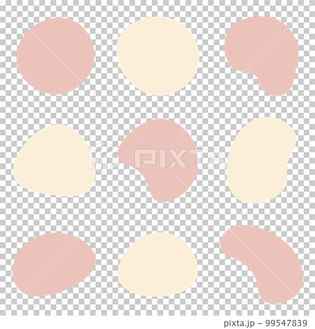 寬鬆的框架設置抽象形狀 99547839