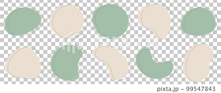 寬鬆的框架設置抽象形狀 99547843