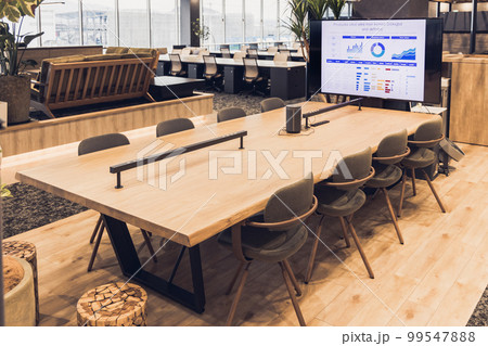 オシャレなデザイナーズオフィス ミーティングスペース オシャレなデザイナーズオフィス ミーティングスペース 99547888