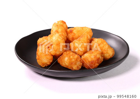 皿の上のハッシュドポテト 99548160