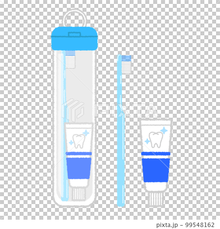 Illustration of a toothbrush set 99548162