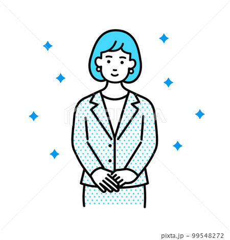 キラキラ輝く働く女性 キラキラ輝く働く女性 99548272