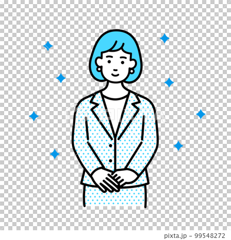 キラキラ輝く働く女性 キラキラ輝く働く女性 99548272