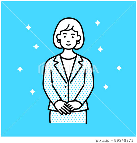 キラキラ輝く働く女性 キラキラ輝く働く女性 99548273