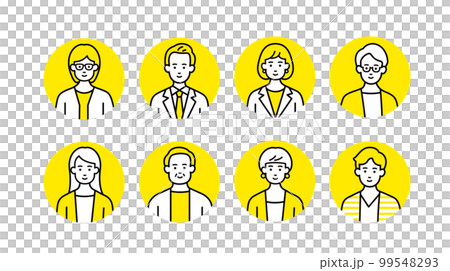 Working people icon set 99548293