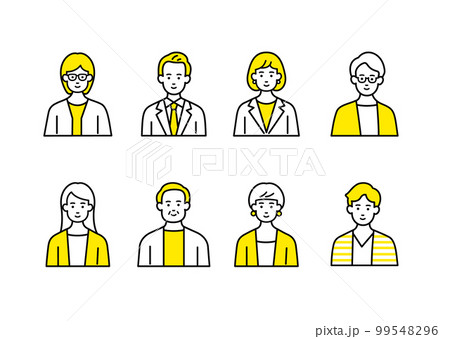 働く人々のアイコンセット 99548296