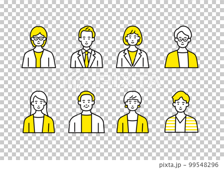 Working people icon set 99548296