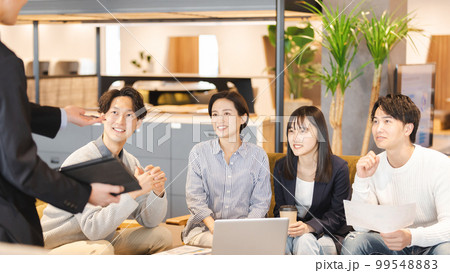 デザイナーズオフィスで働く人々 デザイナーズオフィスで働く人々 99548883