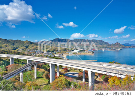 【多々羅展望台からの風景】 愛媛県今治市上浦町井口 【多々羅展望台からの風景】 愛媛県今治市上浦町井口 99549562