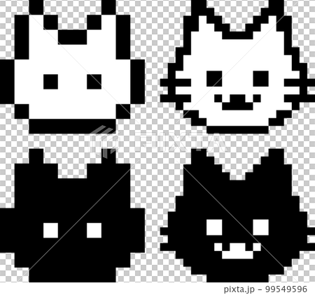 Cat Pixel Art Stock Illustrations, Cliparts and Royalty Free Cat Pixel Art  Vectors