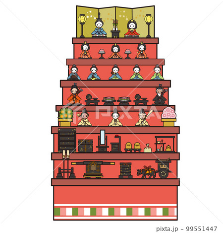 七段飾り ひな人形 七段飾り ひな人形 99551447