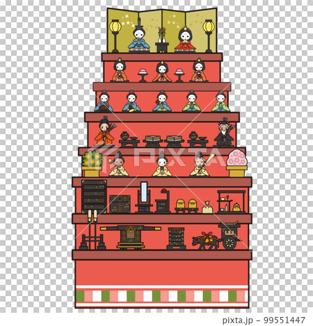 七段飾り ひな人形 七段飾り ひな人形 99551447