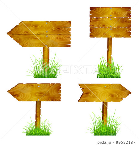 Wooden pointers directions 99552137