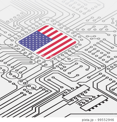 Electric circuit perspective wallpaper 99552946