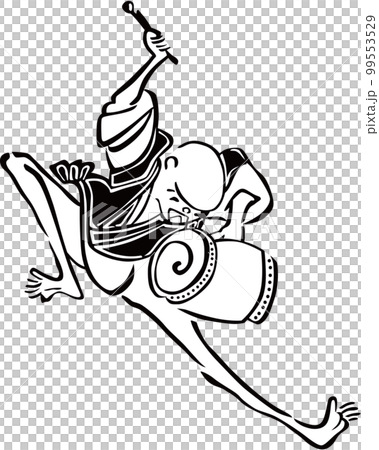 Ukiyo-e Man playing the drum Part 1 Ukiyo-e Man playing the drum Part 1 99553529
