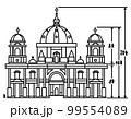 Example scale relationship man to cathedral drawing 99554089