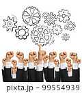 Business and teamwork concept 99554939