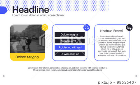 Elements for infographics on a white background. Presentation templates. Use in presentation, flyer and leaflet, corporate report, marketing, advertising, annual report, banner. Elements for infographics on a white background. Presentation templates. Use in presentation, flyer and leaflet, corporate report, marketing, advertising, annual report, banner. 99555407