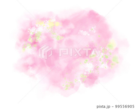 春の花のような水彩 透過 背景 桜 春の花のような水彩 透過 背景 桜 99556905