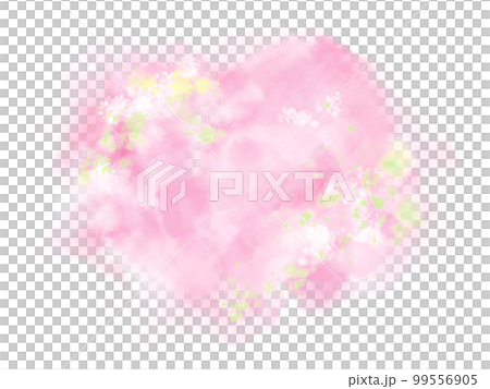 春の花のような水彩 透過 背景 桜 春の花のような水彩 透過 背景 桜 99556905