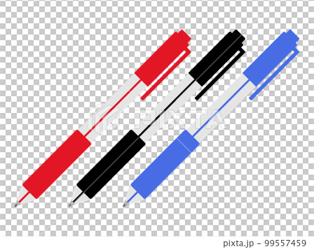 three color ballpoint pen icon three color ballpoint pen icon 99557459