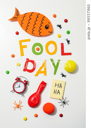 Concept of Happy 1 april Fools day 99557860