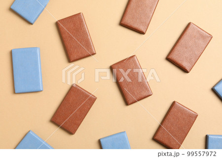 Concept of tasty food, chocolate, top view 99557972