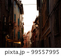 Historical city center of Rovinj, Croatia, in sunset light. 99557995