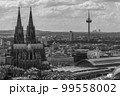 View on the Cologne Cathedral and Colonius Tower 99558002
