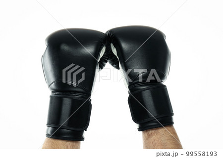 Concept of boxing and sport lifestyle, isolated on white background Concept of boxing and sport lifestyle, isolated on white background 99558193