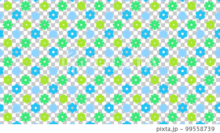 Light blue and light green Heisei retro floral pattern 16:9 simple retro Light blue and light green Heisei retro floral pattern 16:9 simple retro 99558739