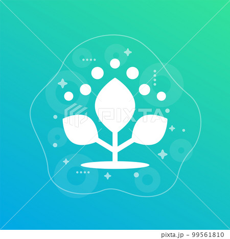 fertilizer and plant icon, vector fertilizer and plant icon, vector 99561810