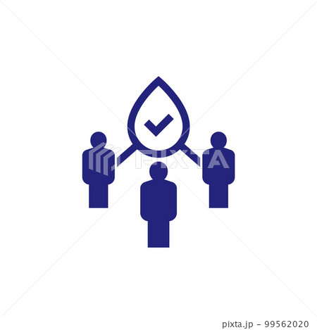 access to clean water icon on white access to clean water icon on white 99562020