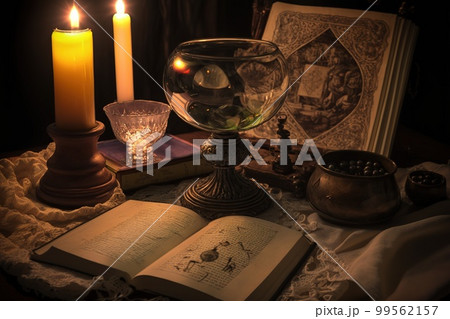 Occultism and fortunetelling. Generative Ai image Occultism and fortunetelling. Generative Ai image 99562157