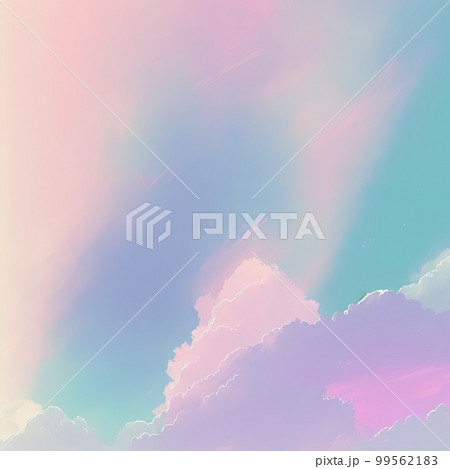 Abstract bright colorful pastel background. Generative Al image 99562183