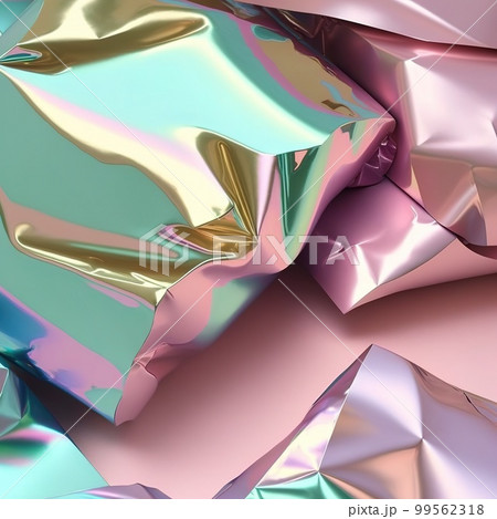 Abstract holographic foil background. Generative ai image Abstract holographic foil background. Generative ai image 99562318