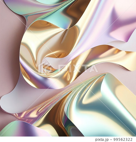 Abstract holographic foil background. Generative ai image Abstract holographic foil background. Generative ai image 99562322