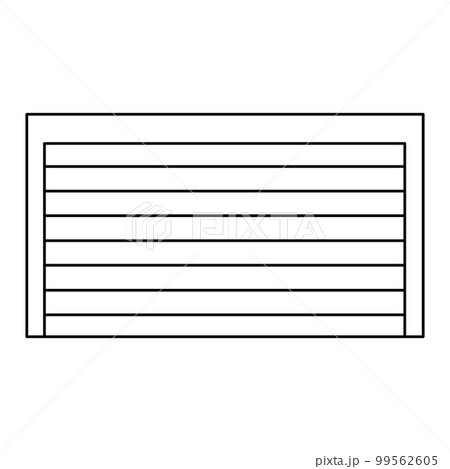 Garage roller. Closed garage door. 99562605
